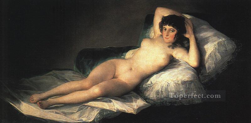Maja desnuda retrato Francisco Goya Pintura al óleo